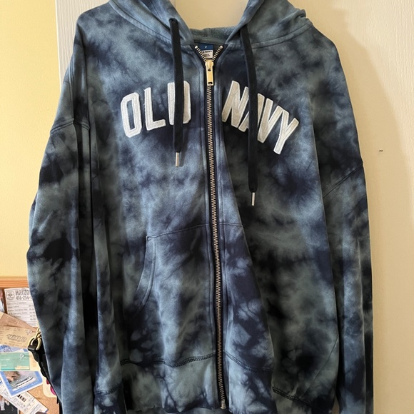 Old Navy Blue tie dye sweater, size S - Picture 2 of 3
